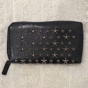 Jimmy Choo Navy Zip Wallet